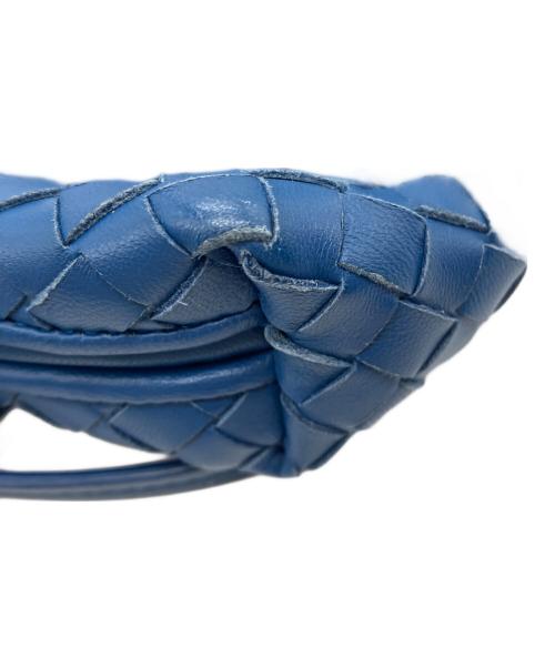 BOTTEGA VENETA（ボッテガベネタ）BOTTEGA VENETA (ボッテガベネタ) イントレチャート ノディーニ ショルダーバッグ ブルーの古着・服飾アイテム