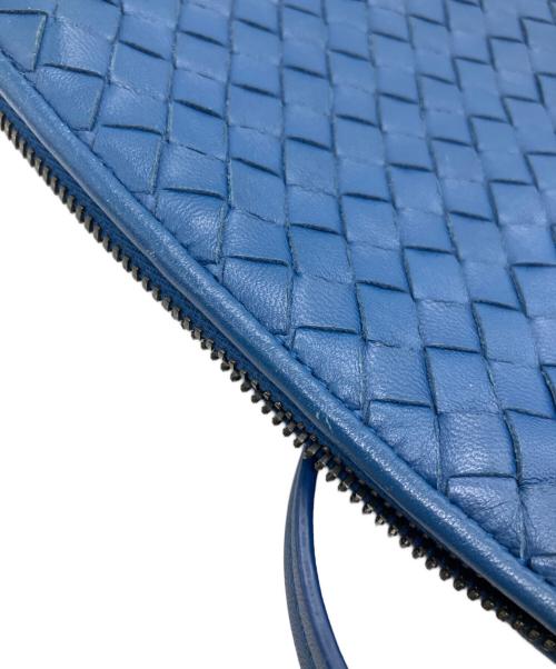 BOTTEGA VENETA（ボッテガベネタ）BOTTEGA VENETA (ボッテガベネタ) イントレチャート ノディーニ ショルダーバッグ ブルーの古着・服飾アイテム
