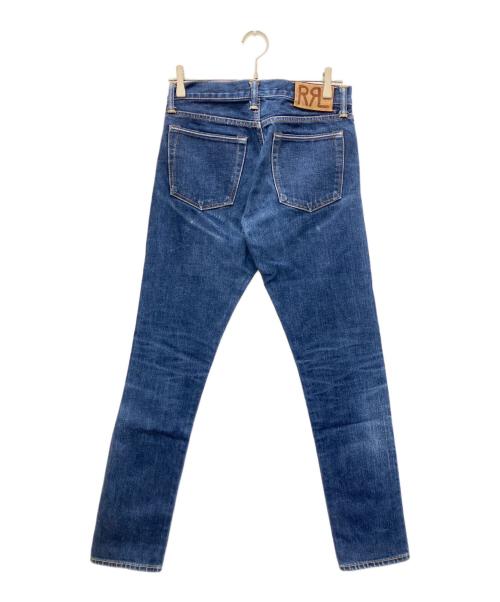 RRL（ダブルアールエル）RRL (ダブルアールエル) セルビッチスリムナローデニムパンツ インディゴ サイズ:28×30の古着・服飾アイテム