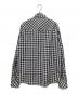 DIESEL (ディーゼル) OLCATウエスタンチェックシャツ ブラック×ホワイト サイズ:L：5000円