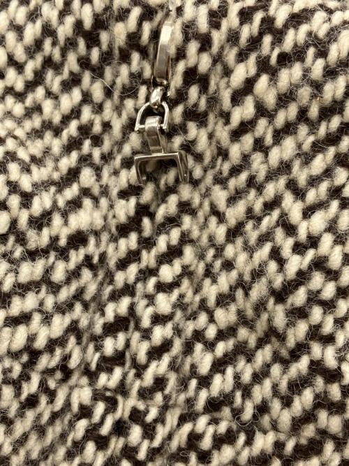RALPH LAUREN（ラルフローレン）RALPH LAUREN (ラルフローレン) ジップショートツイードジャケット ベージュ サイズ:11の古着・服飾アイテム
