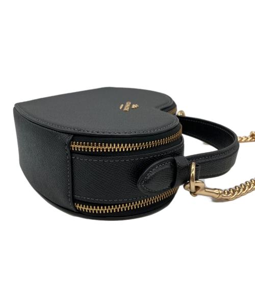 COACH（コーチ）COACH (コーチ) ハートクロスボディショルダーバッグ ブラックの古着・服飾アイテム