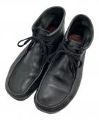 CLARKS ORIGINALSクラークス オリジナルズ）の古着「ALL LEATHER Wallabee Boot」｜ブラック
