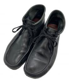 CLARKS ORIGINALS（クラークス オリジナルズ）の古着「ALL LEATHER Wallabee Boot」｜ブラック