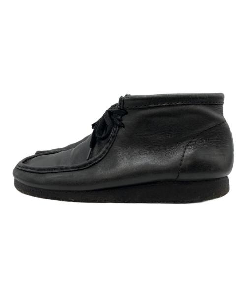 CLARKS ORIGINALS（クラークス オリジナルズ）CLARKS ORIGINALS (クラークス オリジナルズ) ALL LEATHER Wallabee Boot ブラック サイズ:27.5cmの古着・服飾アイテム