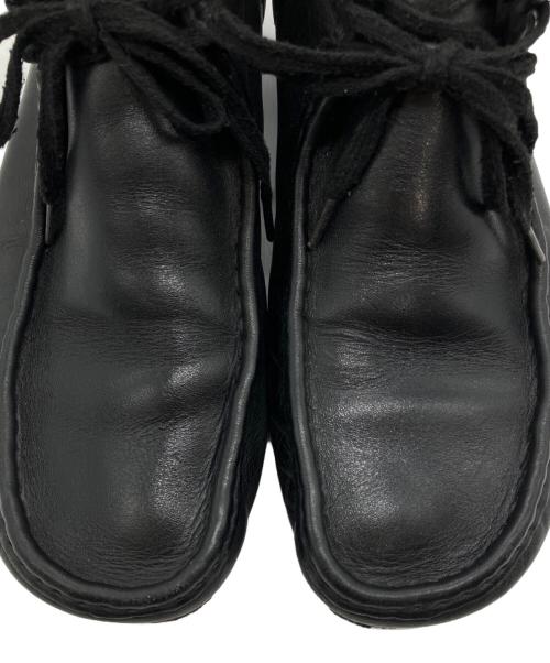 CLARKS ORIGINALS（クラークス オリジナルズ）CLARKS ORIGINALS (クラークス オリジナルズ) ALL LEATHER Wallabee Boot ブラック サイズ:27.5cmの古着・服飾アイテム