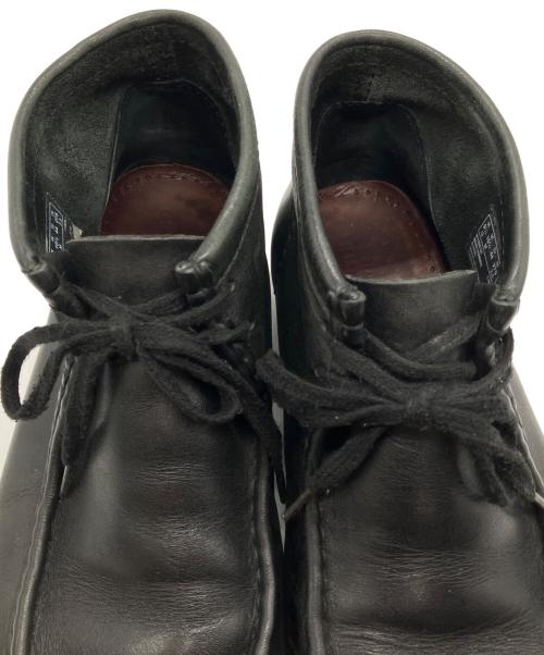 CLARKS ORIGINALS（クラークス オリジナルズ）CLARKS ORIGINALS (クラークス オリジナルズ) ALL LEATHER Wallabee Boot ブラック サイズ:27.5cmの古着・服飾アイテム