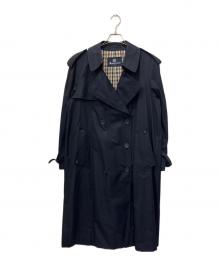 Aquascutum（アクアスキュータム）の古着「トレンチコート」｜ネイビー
