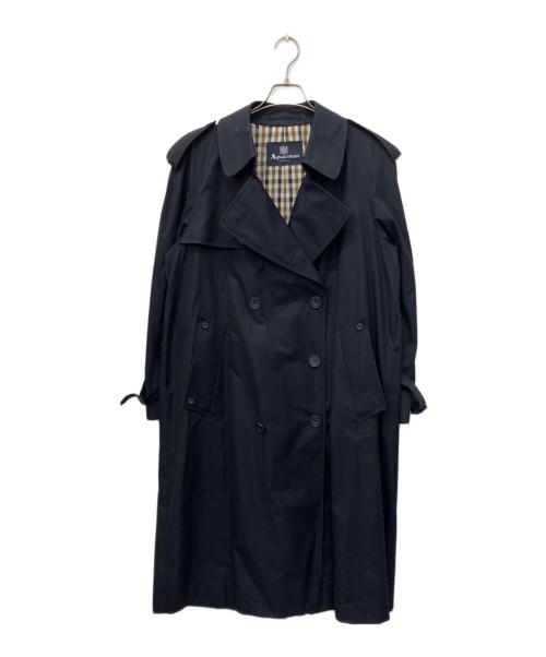 Aquascutum（アクアスキュータム）Aquascutum (アクアスキュータム) トレンチコート ネイビー サイズ:36の古着・服飾アイテム
