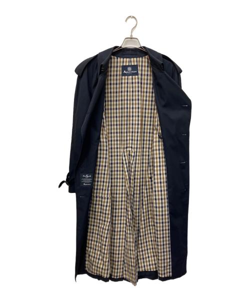 Aquascutum（アクアスキュータム）Aquascutum (アクアスキュータム) トレンチコート ネイビー サイズ:36の古着・服飾アイテム