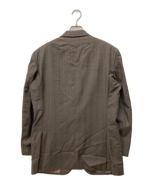 POLO RALPH LAUREN（ポロ・ラルフローレン）POLO RALPH LAUREN (ポロ・ラルフローレン) 3Bストライプテーラードジャケット ブラウン サイズ:AB6の古着・服飾アイテム