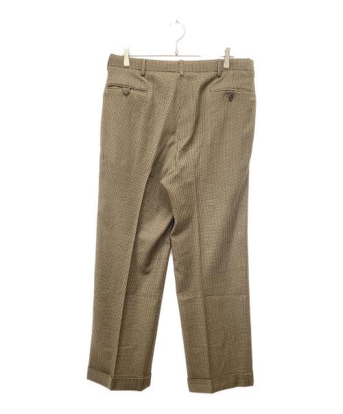 POLO RALPH LAUREN（ポロ・ラルフローレン）POLO RALPH LAUREN (ポロ・ラルフローレン) ウールガンクラブスラックス ブラウン サイズ:88cmの古着・服飾アイテム
