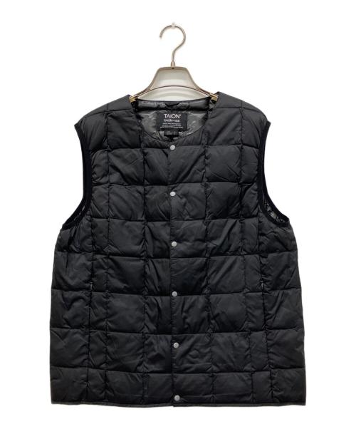TAION（タイオン）TAION (タイオン) ダウンベスト ブラック サイズ:Mの古着・服飾アイテム