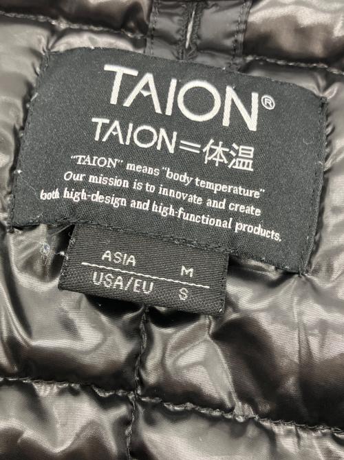 TAION（タイオン）TAION (タイオン) ダウンベスト ブラック サイズ:Mの古着・服飾アイテム