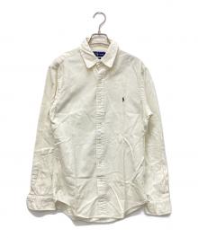 RALPH LAUREN（ラルフローレン）の古着「ボタンダウンシャツ」｜アイボリー