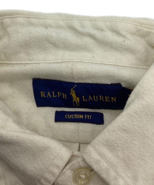 RALPH LAUREN（ラルフローレン）RALPH LAUREN (ラルフローレン) ボタンダウンシャツ アイボリー サイズ:Sの古着・服飾アイテム