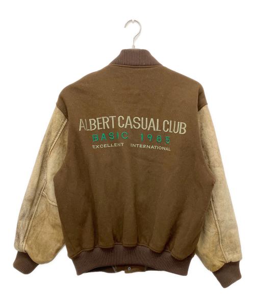 USED（ユーズド）USED (ユーズド) スタジャン ブラウン サイズ:Lの古着・服飾アイテム