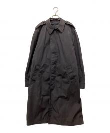 U'S NAVY（ユーエスネイビー）の古着「オールウェザーステンカラーコート」｜ブラック