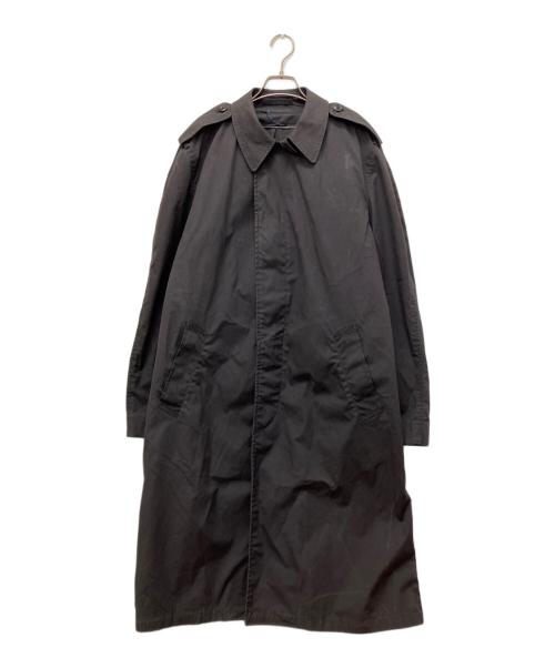 U'S NAVY（ユーエスネイビー）U'S NAVY (ユーエスネイビー) オールウェザーステンカラーコート ブラック サイズ:Lの古着・服飾アイテム