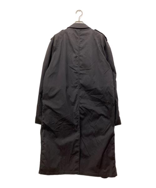 U'S NAVY（ユーエスネイビー）U'S NAVY (ユーエスネイビー) オールウェザーステンカラーコート ブラック サイズ:Lの古着・服飾アイテム
