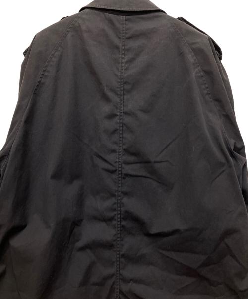 U'S NAVY（ユーエスネイビー）U'S NAVY (ユーエスネイビー) オールウェザーステンカラーコート ブラック サイズ:Lの古着・服飾アイテム