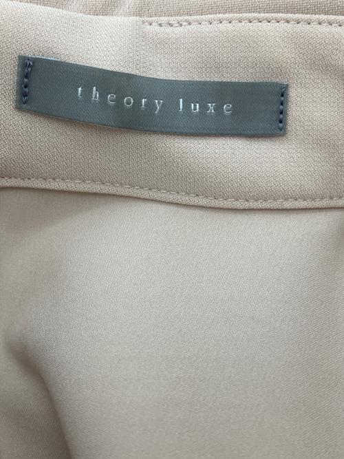 theory luxe（セオリーリュクス）theory luxe (セオリーリュクス) Live2 Daisy 長袖ブラウス ベージュ サイズ:38の古着・服飾アイテム