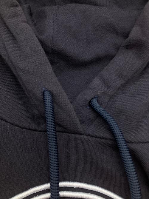 EMPORIO ARMANI（エンポリオ アルマーニ）EMPORIO ARMANI (エンポリオ アルマーニ) ショートプルオーバーパーカー ブラック サイズ:40の古着・服飾アイテム