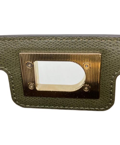 FURLA（フルラ）FURLA (フルラ) 1927 M TOP HANDLE ライトグレー×カーキの古着・服飾アイテム
