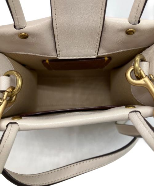 COACH（コーチ）COACH (コーチ) ミニカシン2wayバッグ アイボリーの古着・服飾アイテム