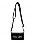 KENZO (ケンゾー) レザーショルダーバッグ ブラック：10000円