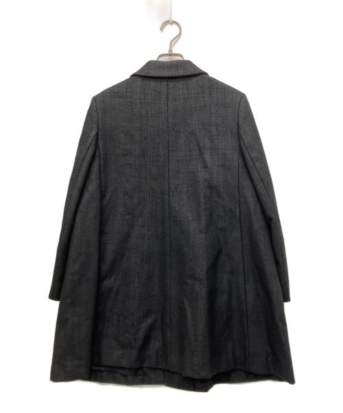 COMME des GARCONS COMME des GARCONS（コムデギャルソン コムデギャルソン）COMME des GARCONS COMME des GARCONS (コムデギャルソン コムデギャルソン) 丸襟ステンカラーコート ブラック サイズ:Sの古着・服飾アイテム