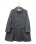 COMME des GARCONS COMME des GARCONS（コムデギャルソン コムデギャルソン）の古着「丸襟ステンカラーコート」｜ブラック