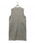 evam eva (エヴァムエヴァ) linen cotton long vest アイボリー サイズ:M：9000円