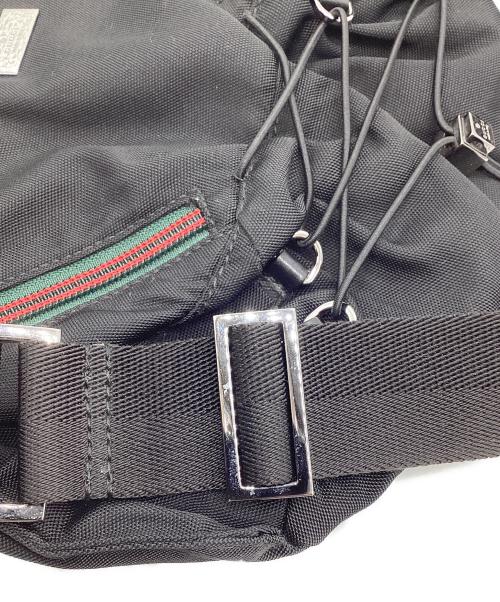 GUCCI（グッチ）GUCCI (グッチ) シェリーラインウエストポーチ ブラックの古着・服飾アイテム