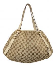GUCCI（グッチ）の古着「アビーGGキャンバストートバッグ」｜ベージュ