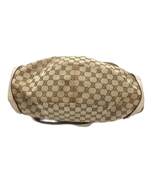 GUCCI（グッチ）GUCCI (グッチ) アビーGGキャンバストートバッグ ベージュの古着・服飾アイテム