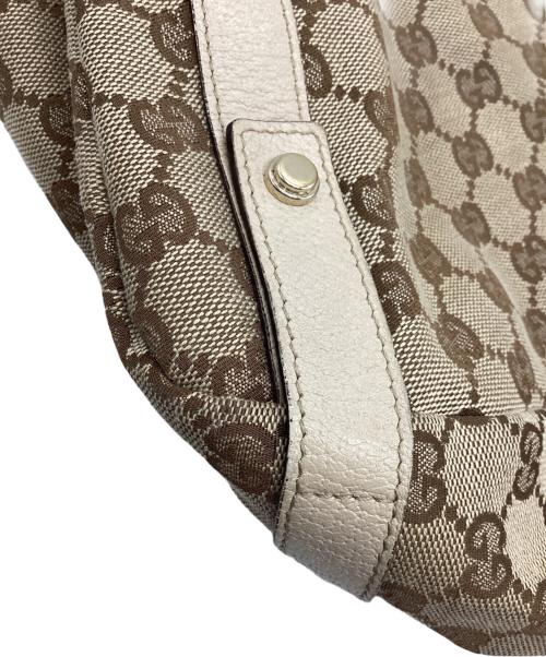 GUCCI（グッチ）GUCCI (グッチ) アビーGGキャンバストートバッグ ベージュの古着・服飾アイテム