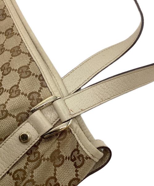 GUCCI（グッチ）GUCCI (グッチ) アビーGGキャンバストートバッグ ベージュの古着・服飾アイテム