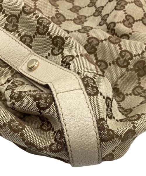 GUCCI（グッチ）GUCCI (グッチ) アビーGGキャンバストートバッグ ベージュの古着・服飾アイテム