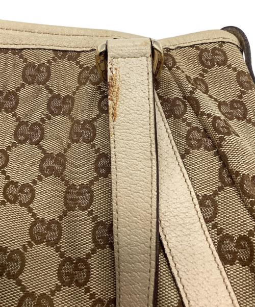 GUCCI（グッチ）GUCCI (グッチ) アビーGGキャンバストートバッグ ベージュの古着・服飾アイテム
