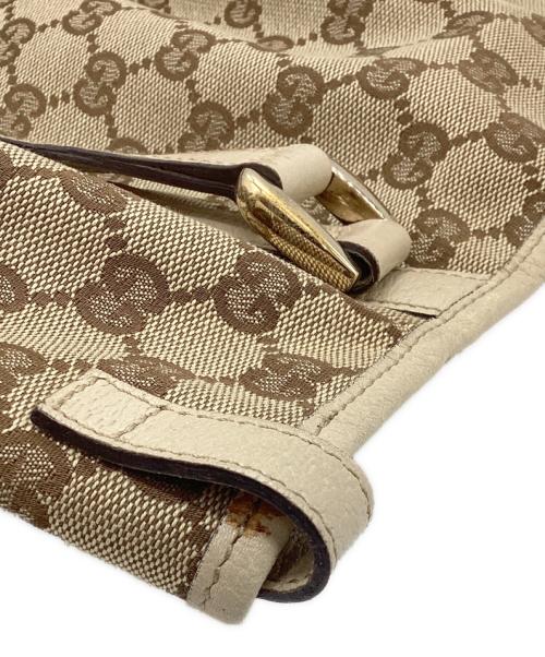 GUCCI（グッチ）GUCCI (グッチ) アビーGGキャンバストートバッグ ベージュの古着・服飾アイテム