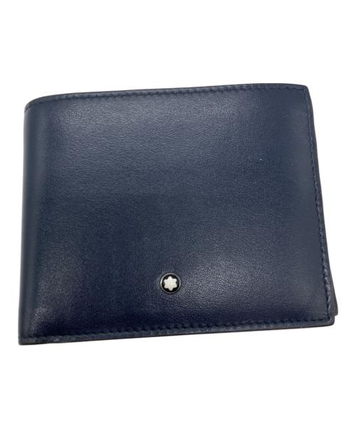 MONTBLANC（モンブラン）MONTBLANC (モンブラン) コンパクトウォレット ネイビーの古着・服飾アイテム