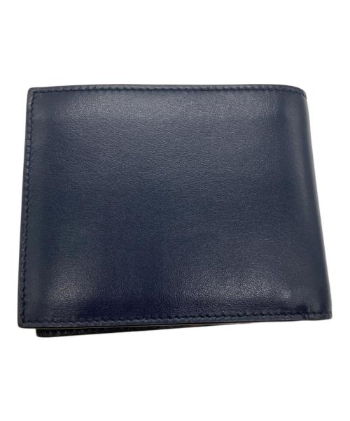 MONTBLANC（モンブラン）MONTBLANC (モンブラン) コンパクトウォレット ネイビーの古着・服飾アイテム