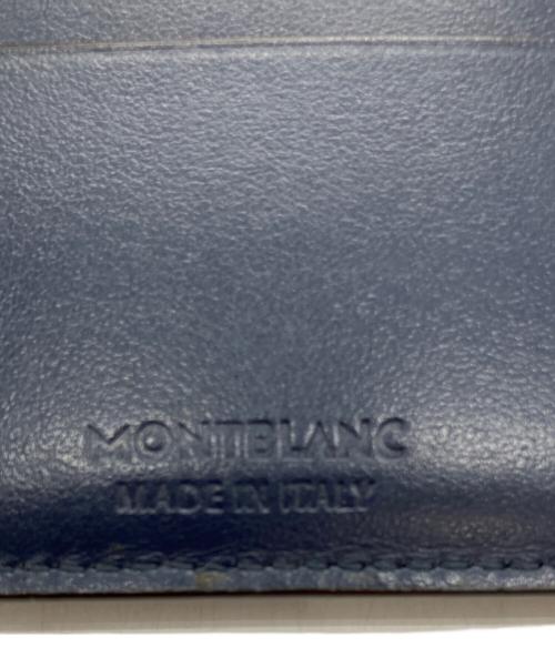MONTBLANC（モンブラン）MONTBLANC (モンブラン) コンパクトウォレット ネイビーの古着・服飾アイテム