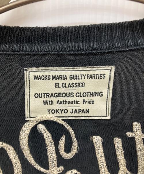 WACKO MARIA（ワコマリア）WACKO MARIA (ワコマリア) 刺繍カーディガン ブラック サイズ:Mの古着・服飾アイテム