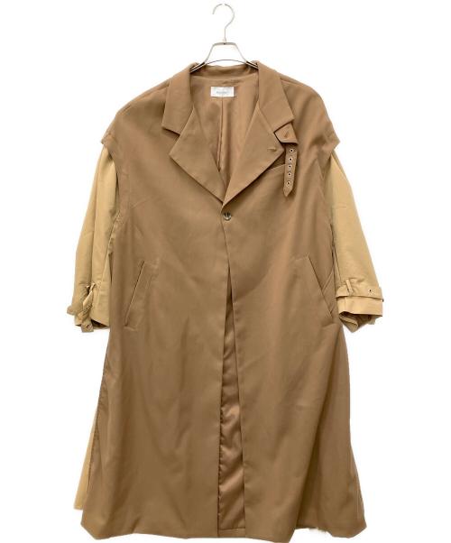 Knuth Marf（クヌースマーフ）Knuth Marf (クヌースマーフ) 3wayユニークトレンチコート ブラウン サイズ:Freeの古着・服飾アイテム