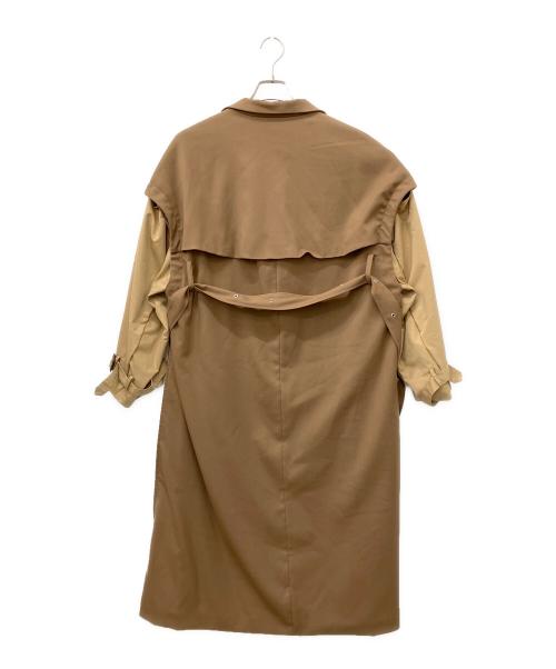 Knuth Marf（クヌースマーフ）Knuth Marf (クヌースマーフ) 3wayユニークトレンチコート ブラウン サイズ:Freeの古着・服飾アイテム