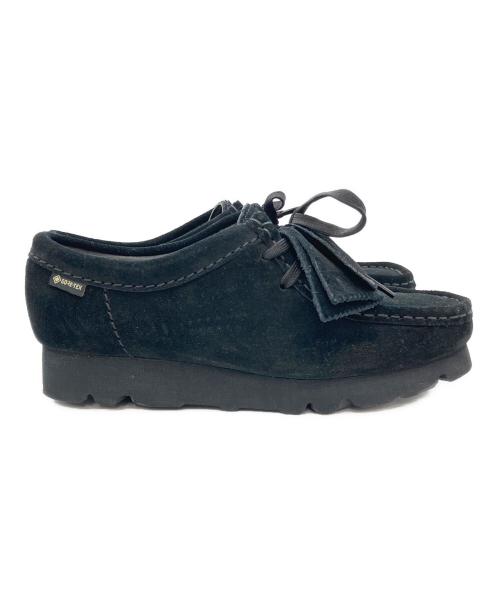 CLARKS（クラークス）CLARKS (クラークス) ワラビーシューズ ブラック サイズ:4 1/2の古着・服飾アイテム