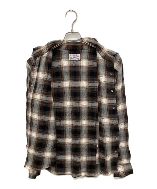 WACKO MARIA（ワコマリア）WACKO MARIA (ワコマリア) オンブレチェックウエスタンシャツ ブラウン サイズ:XLの古着・服飾アイテム