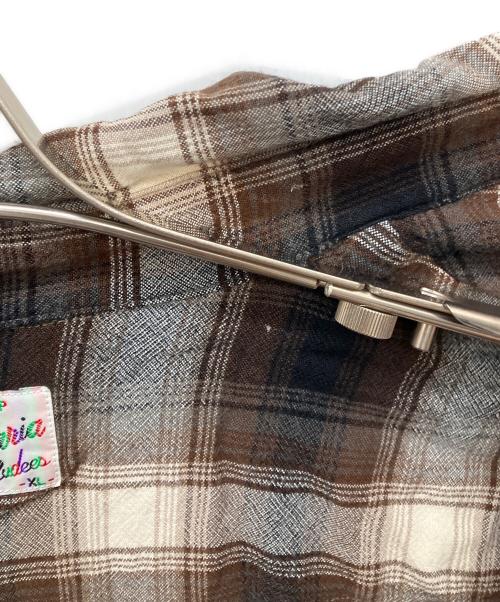 WACKO MARIA（ワコマリア）WACKO MARIA (ワコマリア) オンブレチェックウエスタンシャツ ブラウン サイズ:XLの古着・服飾アイテム